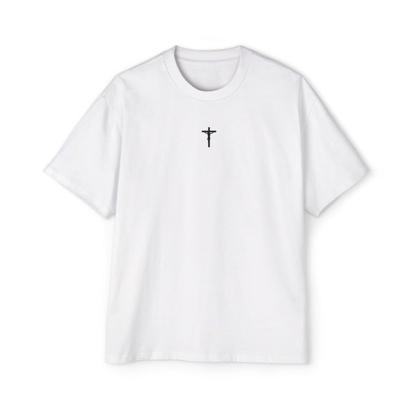 Adult-Minimal Cross Christian T-Shirt | Easter Faith Tee