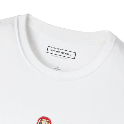 Daruma Doll T-Shirt — Luck, Focus, and Perseverance
