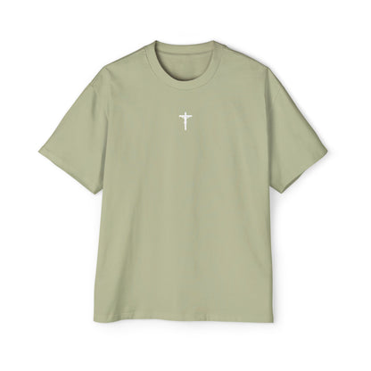 Adult-Minimal Cross Christian T-Shirt | Easter Faith Tee