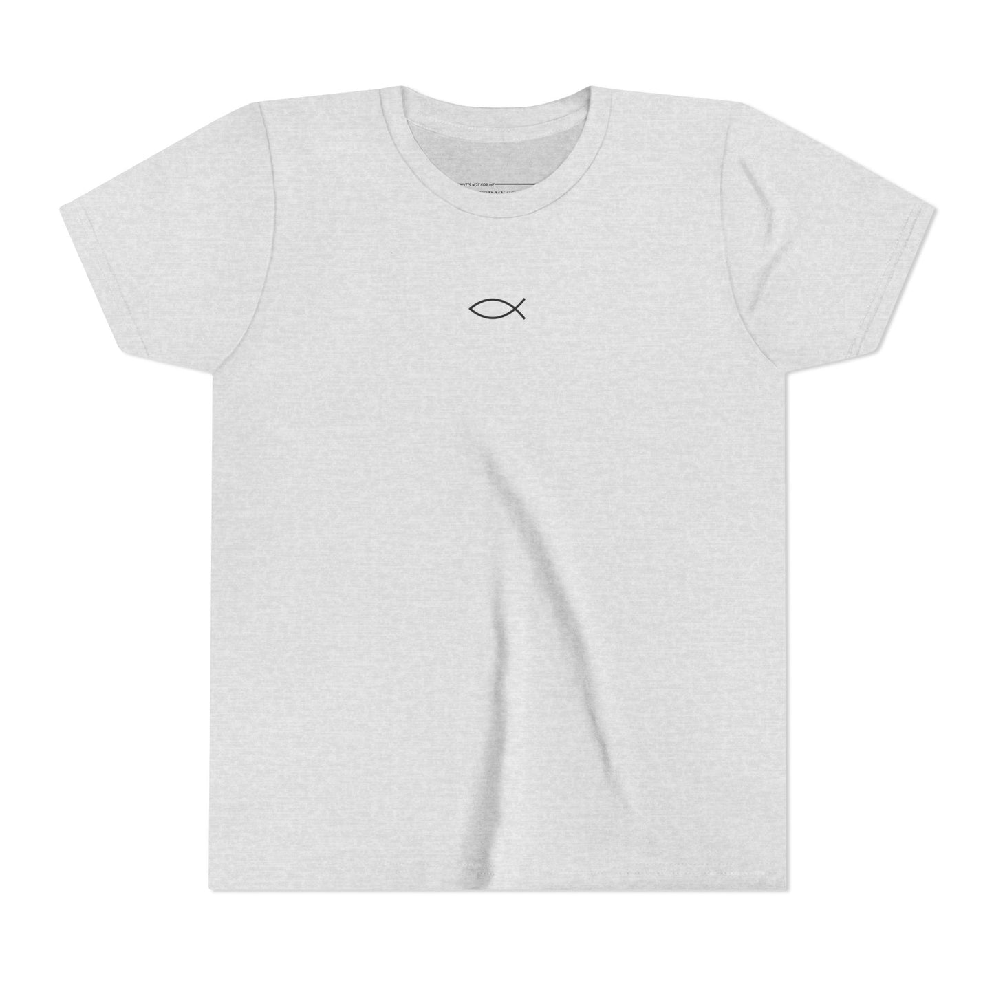 Kids Christian Ichthys T-Shirt | Minimal Faith Symbol Tee