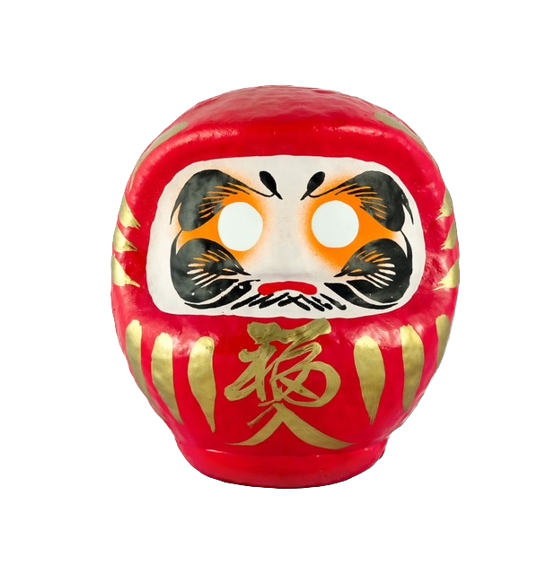 Daruma Doll T-Shirt — Luck, Focus, and Perseverance